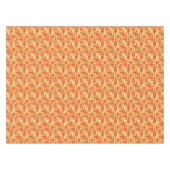 Autumn Leaf Squares Brown Oranje Yellow Tafelkleed (Voorkant (Horizontaal))