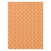 Autumn Leaf Squares Brown Oranje Yellow Tafelkleed (Voorkant)