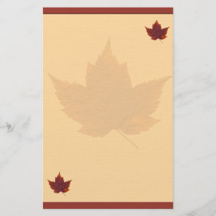 Autumn Leaf Stationery Briefpapier