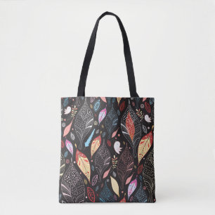 Autumn leaf textuur tote bag