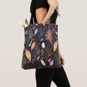 Autumn leaf textuur tote bag (Dichtbij)