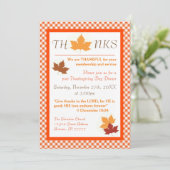 Autumn Leaf - Thanksgiving Innodiging Kaart (Staand voorkant)