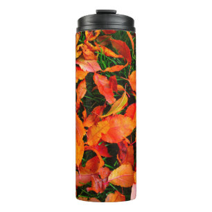 Autumn Leaf Thermal Tumbler Thermosbeker