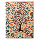 AUTUMN LEAF TREE DESIGN NOTITIEBOEK (Voorkant)