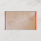 Autumn Leaf Visitekaartje (Achterkant)