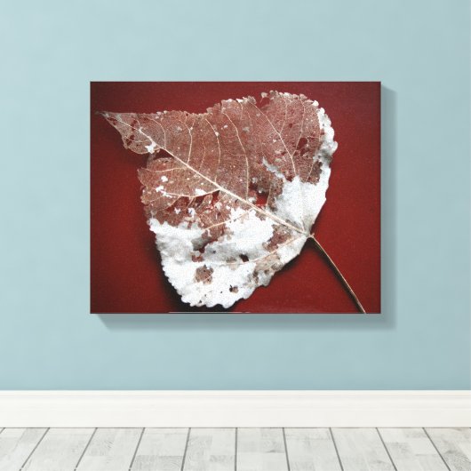 Autumn Leaf Wrapped Canvas (Insitu (Houten vloer))