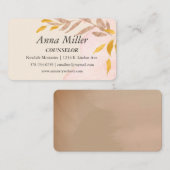 Autumn Leafy Counseling Ministerie Visitekaartje (Voorkant / Achterkant)