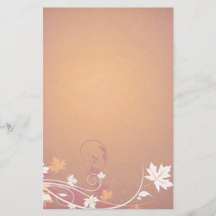 Autumn Leaves Abstract Briefpapier