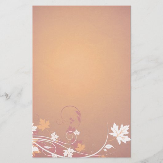 Autumn Leaves Abstract Briefpapier (Voorkant)