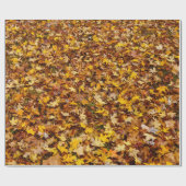 Autumn Leaves Abstract Cadeaupapier (Vlak)