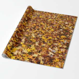 Autumn Leaves Abstract Cadeaupapier