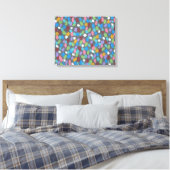 Autumn Leaves Abstract Canvas Afdruk (Insitu (Slaapkamer))