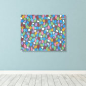 Autumn Leaves Abstract Canvas Afdruk (Insitu (Houten vloer))