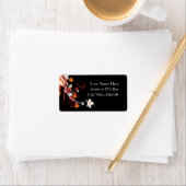 Autumn Leaves Abstract Etiket (Insitu)