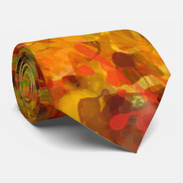 Autumn Leaves Abstract Stropdas