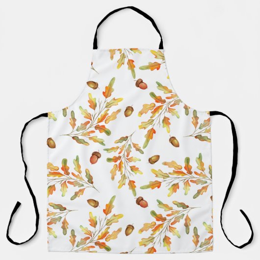 Autumn Leaves & Acorns Schort (Voorkant)