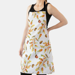 Autumn Leaves & Acorns Schort