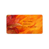 Autumn Leaves Address Label (Voorkant)