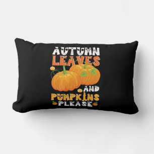 Autumn Leaves And Pumpkins Please Birthday Kussen
