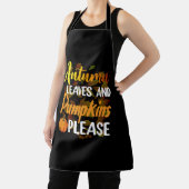 Autumn leaves and pumpkins please funny halloween schort (Insitu)