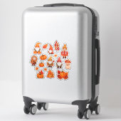 Autumn Leaves and Pumpkins Sticker Set (Koffer)