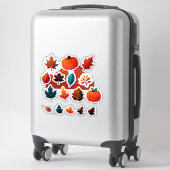 Autumn Leaves and Pumpkins Sticker Set (Koffer)