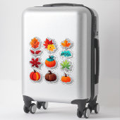 Autumn Leaves and Pumpkins Sticker Set (Koffer)