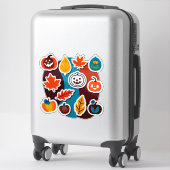 Autumn Leaves and Pumpkins Sticker Set (Koffer)
