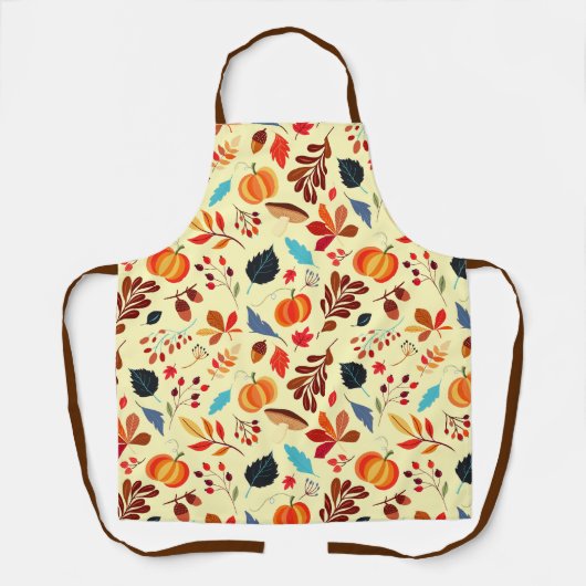 Autumn Leaves Apron Schort (Voorkant)