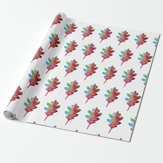 Autumn Leaves Art Cadeaupapier (Uitgerold)