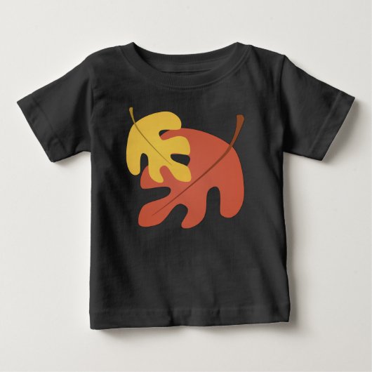 Autumn Leaves Baby Shirt (Voorkant)