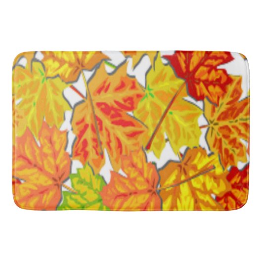 AUTUMN LEAVES BADMAT (Voorkant)
