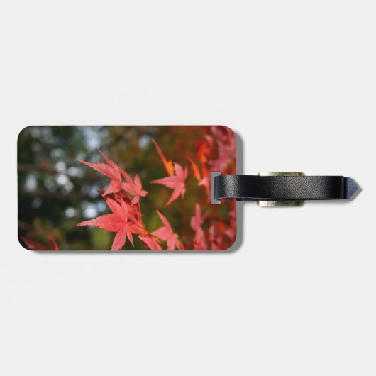 Autumn Leaves Bagagelabel (Achterkant horizontaal)