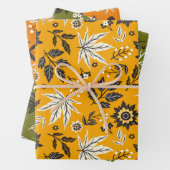 Autumn Leaves, Berries & Acorns Inpakpapier Vel (In situ)