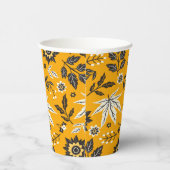 Autumn Leaves, Berries & Acorns Papieren Bekers (Rechts)