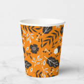 Autumn Leaves, Berries & Acorts Paper Cups Papieren Bekers (Rechts)