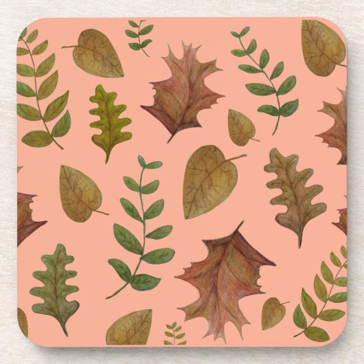 Autumn leaves bier onderzetter (Voorkant)