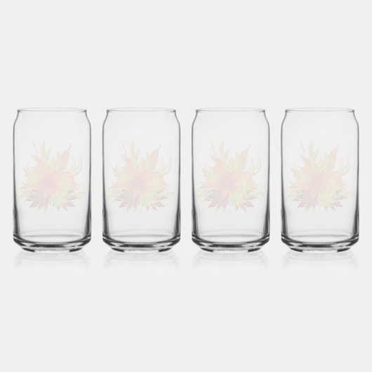 Autumn Leaves Blikvorm Glas (Achterkant)