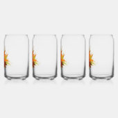 Autumn Leaves Blikvorm Glas (Links)