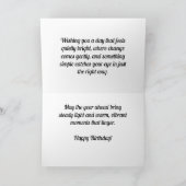 Autumn Leaves & Blue Skies - Aangepaste Verjaardag Kaart (Binnen)