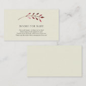 Autumn Leaves Books for Baby insert card Informatiekaartje (Voorkant / Achterkant)