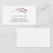 Autumn Leaves Books for Baby insert card Informatiekaartje (Voorkant / Achterkant)