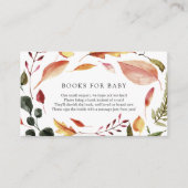 Autumn Leaves Books for Baby insert card Informatiekaartje (Voorkant)
