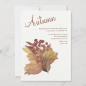 Autumn Leaves Bouquet Kaart (Voorkant)