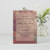 Autumn Leaves Bridal Shower Kaart (Staand voorkant)