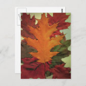 Autumn Leaves Briefkaart (Voorkant / Achterkant)