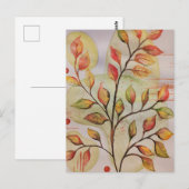 Autumn leaves briefkaart (Voorkant / Achterkant)