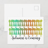 Autumn Leaves Briefkaart (Voorkant / Achterkant)