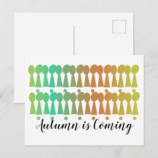 Autumn Leaves Briefkaart (Voorkant / Achterkant)