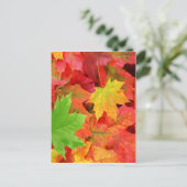 AUTUMN LEAVES BRIEFKAART (Staand voorkant)